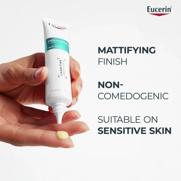 EUCERIN DERMOPURE CLINICAL MAT FLUID 40ML – Image 3