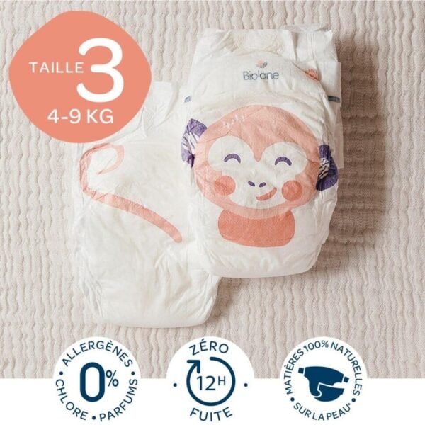 BIOLANE COUCHES ECOLOGIQUE TAILLE 3 4-9KG B52 – Image 2