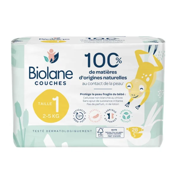 BIOLANE COUCHES TAILLE 1